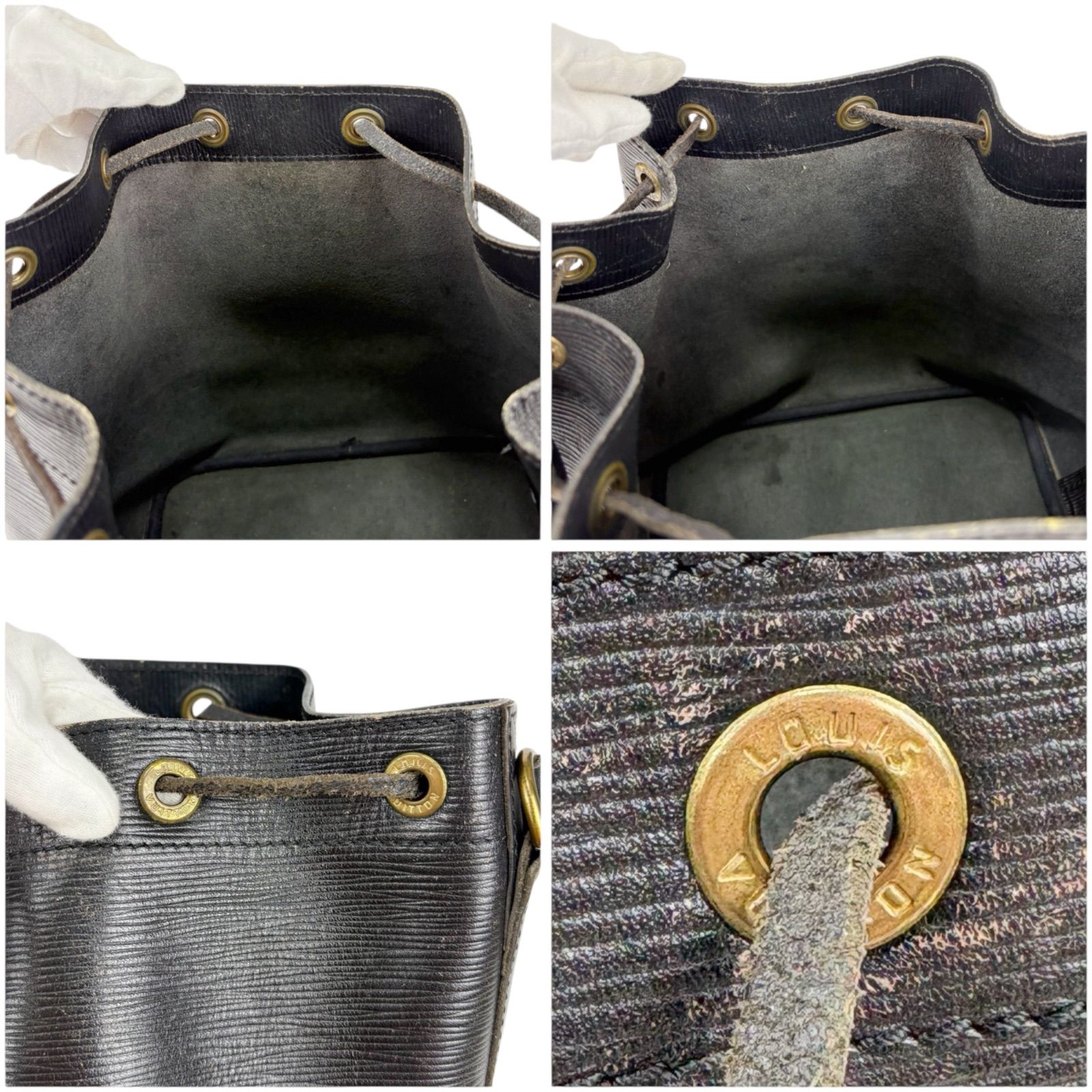 ルイヴィトン LOUIS VUITTON ショルダーバッグ 巾着型 プチノエ 