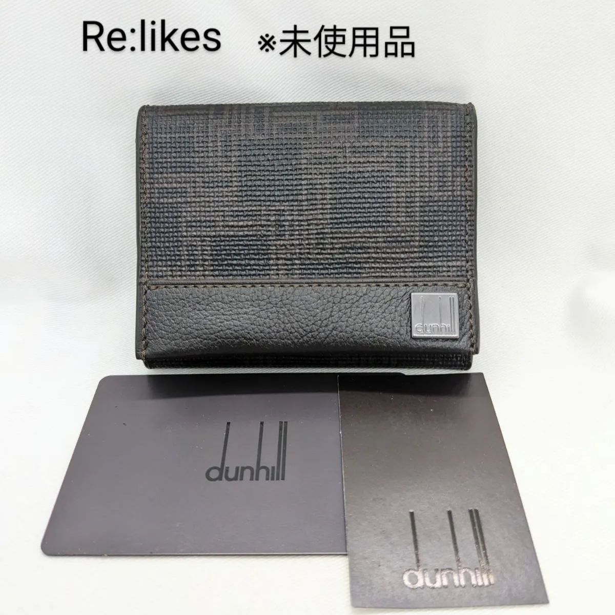 未使用品 dunhill ダンヒル ディーエイト 小銭入れ コインケース