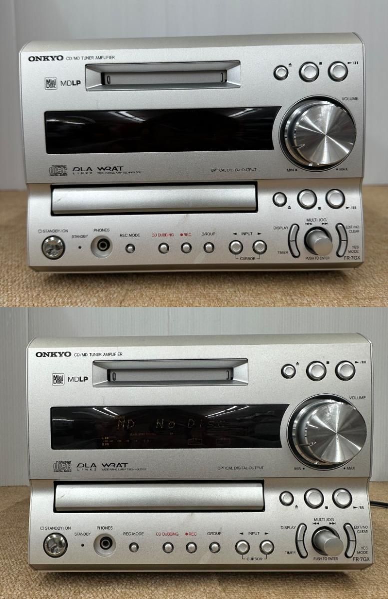 中古品】ONKYO オンキョー ミニコンポ FR-7GX D-S7GX 2005年製