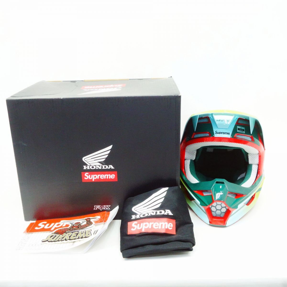 未使用】Supreme×HONDA×Fox Racing シュプリーム ホンダ フォックス V1 ...