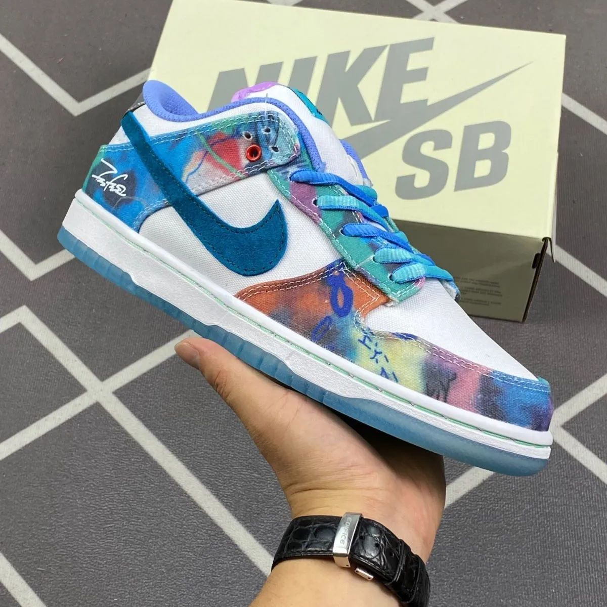 Nike Futura Laboratories x Dunk SB Low Bleached Aqua / ナイキ フューチュラ ラボラトリーズ ダンク SB ロー  ブリーチド アクア