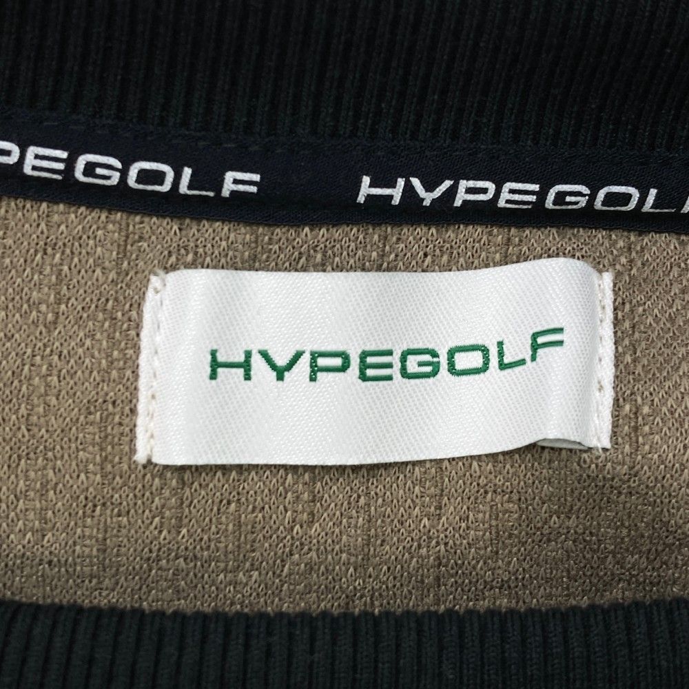 サイズ：XL HYPEGOLF ハイプゴルフ  スウェット 長袖トレーナー  カーキ系 [240101446107] ゴルフウェア メンズ ストスト サイズ：XL HYPEGOLF ハイプゴルフ スウェット 長袖トレーナー