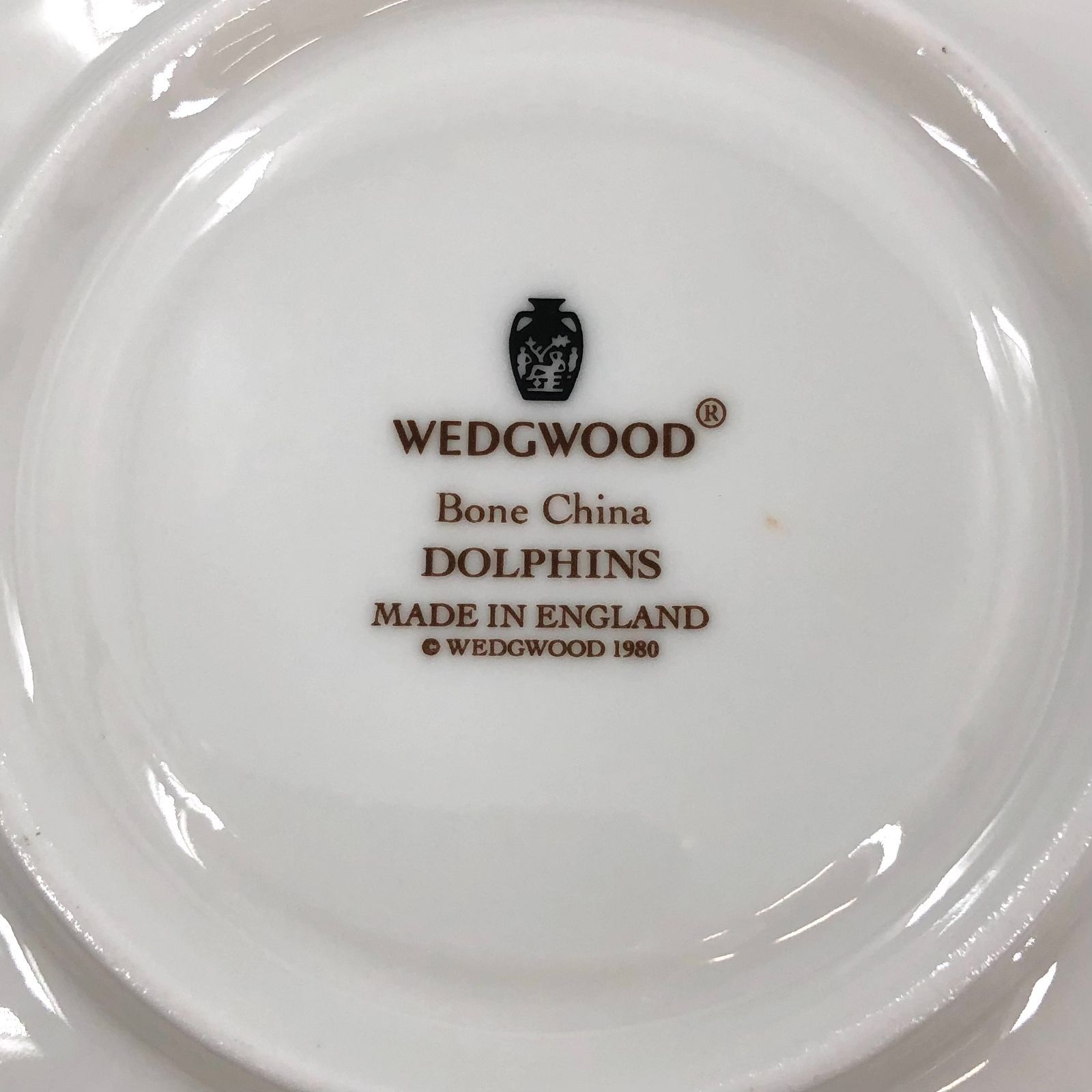 WEDGWOOD - ウェッジウッド ドルフィンホワイト リーカップ