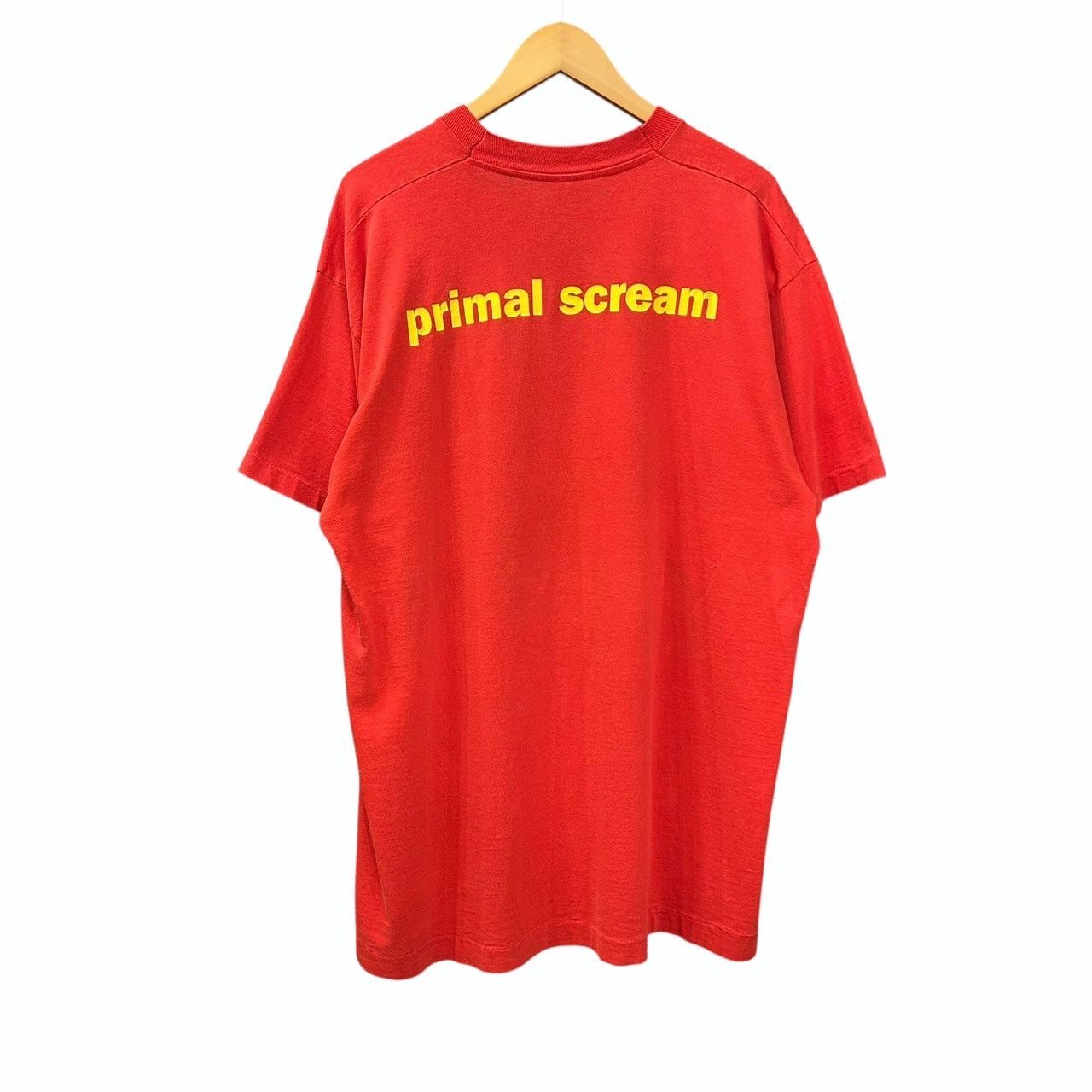 【専用】Primal Scream　Tシャツ　90s　XLサイズ 90s ビンテージ primal scream 両面プリント バンド Tシャツ XL