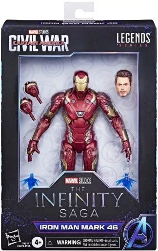 中古】フィギュア アイアンマン・マーク46 「シビルウォー/キャプテン