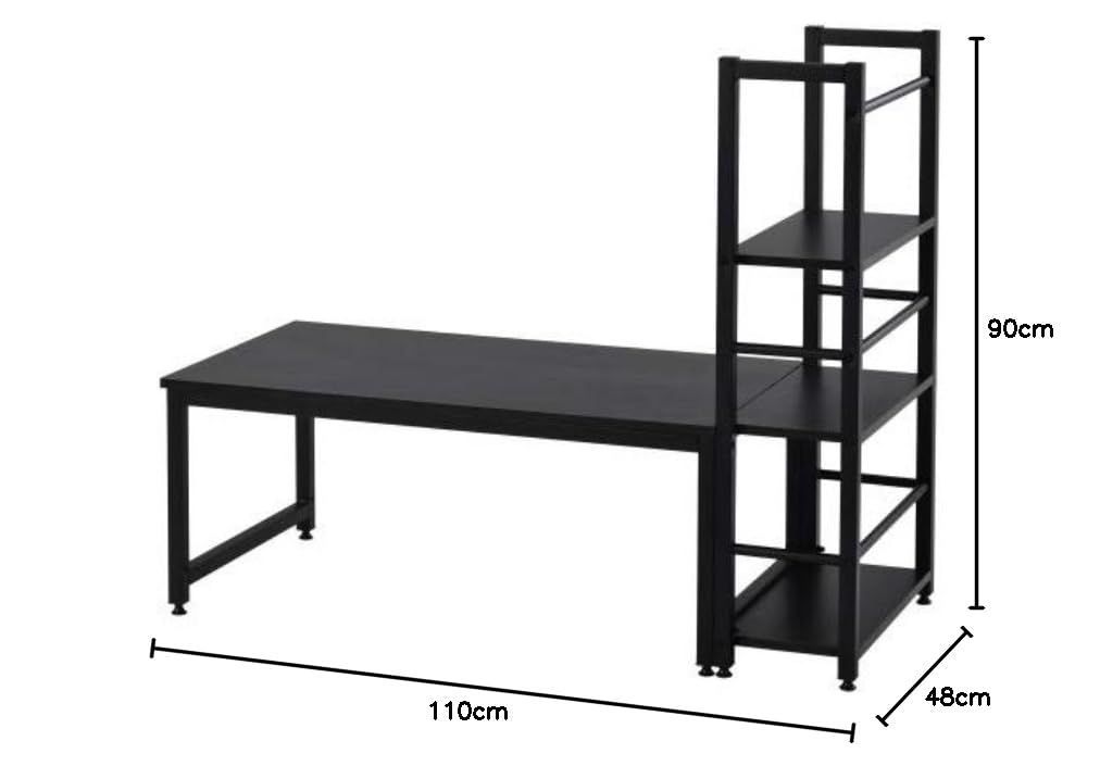 数量 ローデスク パソコンデスク 木製 パソコンデスク 収納付 座デスク 3段シェルフ付 ミシン台 シェルフ付きデスク 一体分離両用 デスク付きシェルフ 書斎机 ロータイプ 書斎デスク 学習机 オーエスジェイ OSJ 勉強机 MARWIL-DEMENAGEMENTS_CH