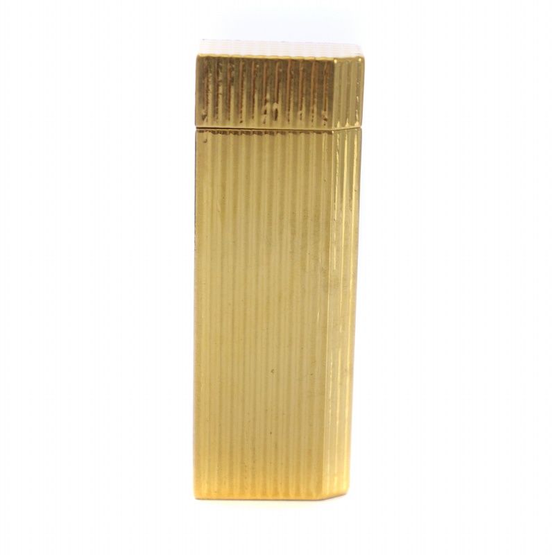 カルティエ Cartier ペンタゴン ガスライター ライン ストライプ 喫煙 