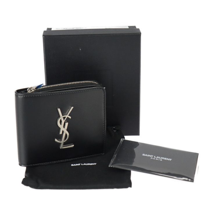 SAINT LAURENT PARIS サンローランパリ 二つ折り財布 630072 カーフ