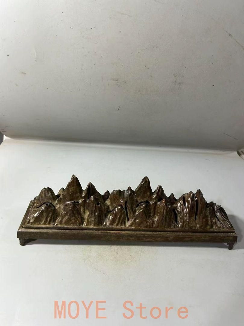 香炉 檀舎香居 室内薫香炉 茶道具 香道具 銅製品 工芸品 置物 銅 細工 千里江山香炉 室内檀香炉 茶道薫香炉 香道具 装飾品