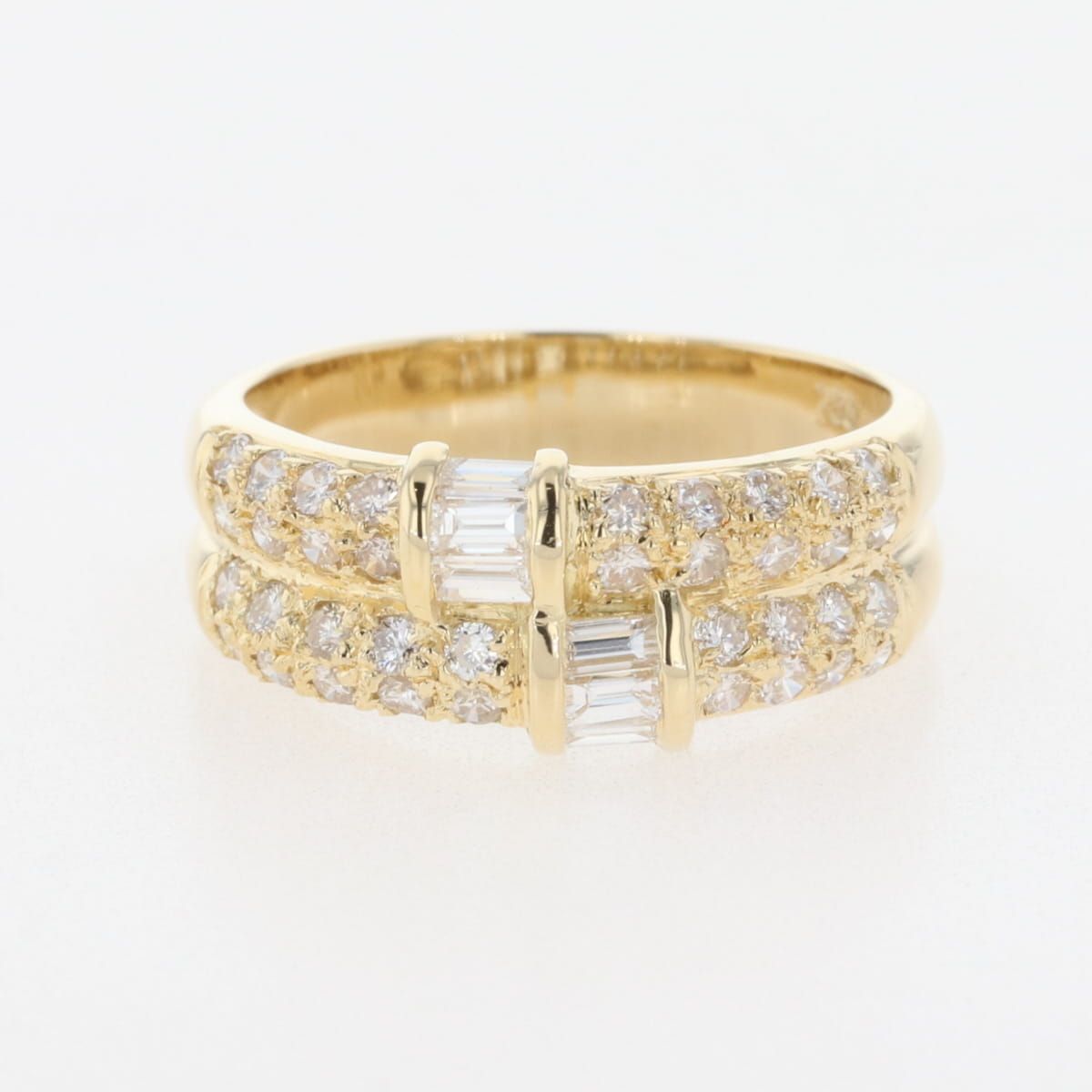 メレダイヤ デザインリング 約12号 WG