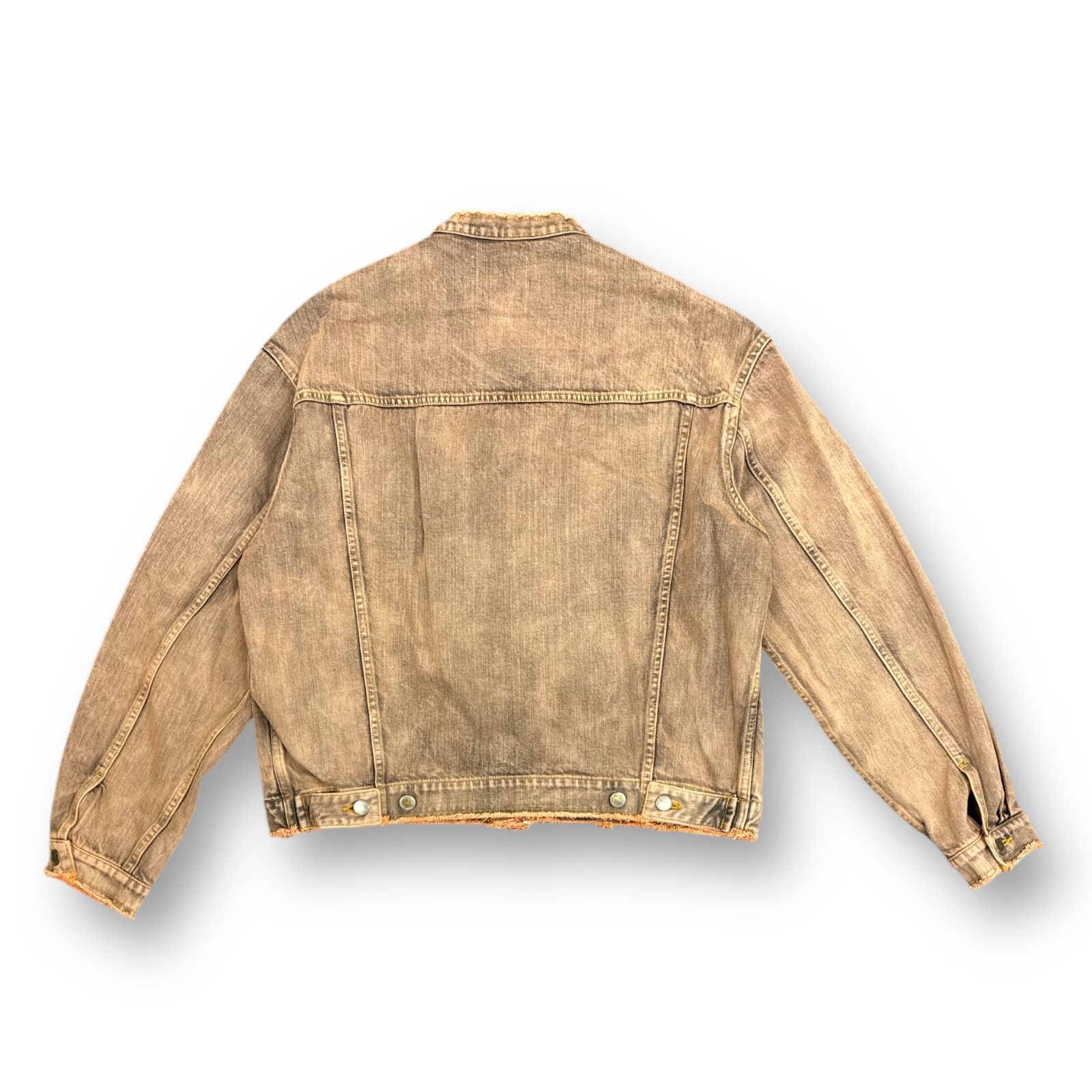 YOKE Cut-Off Wide Denim Trucker Jacket 【公式通販】