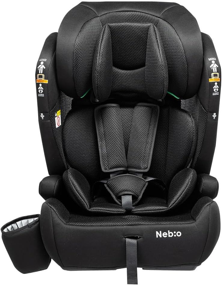 Nebio ジュニアシート ブラウン カップホルダー付き Nebio