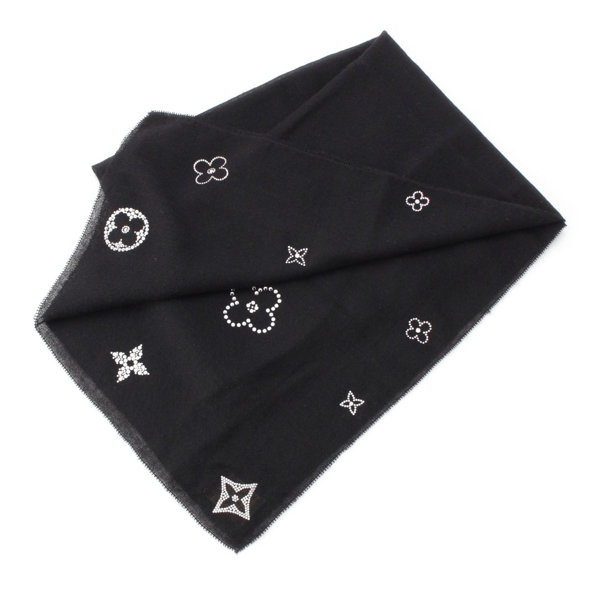 希少美品✨ヴィトン エトール モンテカルロ スワロフスキー ショール ストール ルイヴィトン エトール モンテカルロ カシミヤ ビジュー
