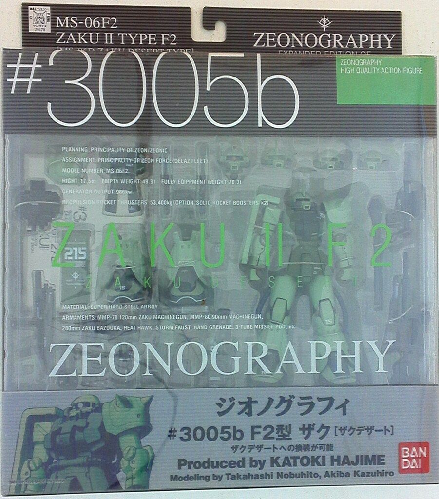 バンダイ ZEONOGRAPHY 機動戦士ガンダム MS-06F2 F2型ザク ザクデザート #3005b