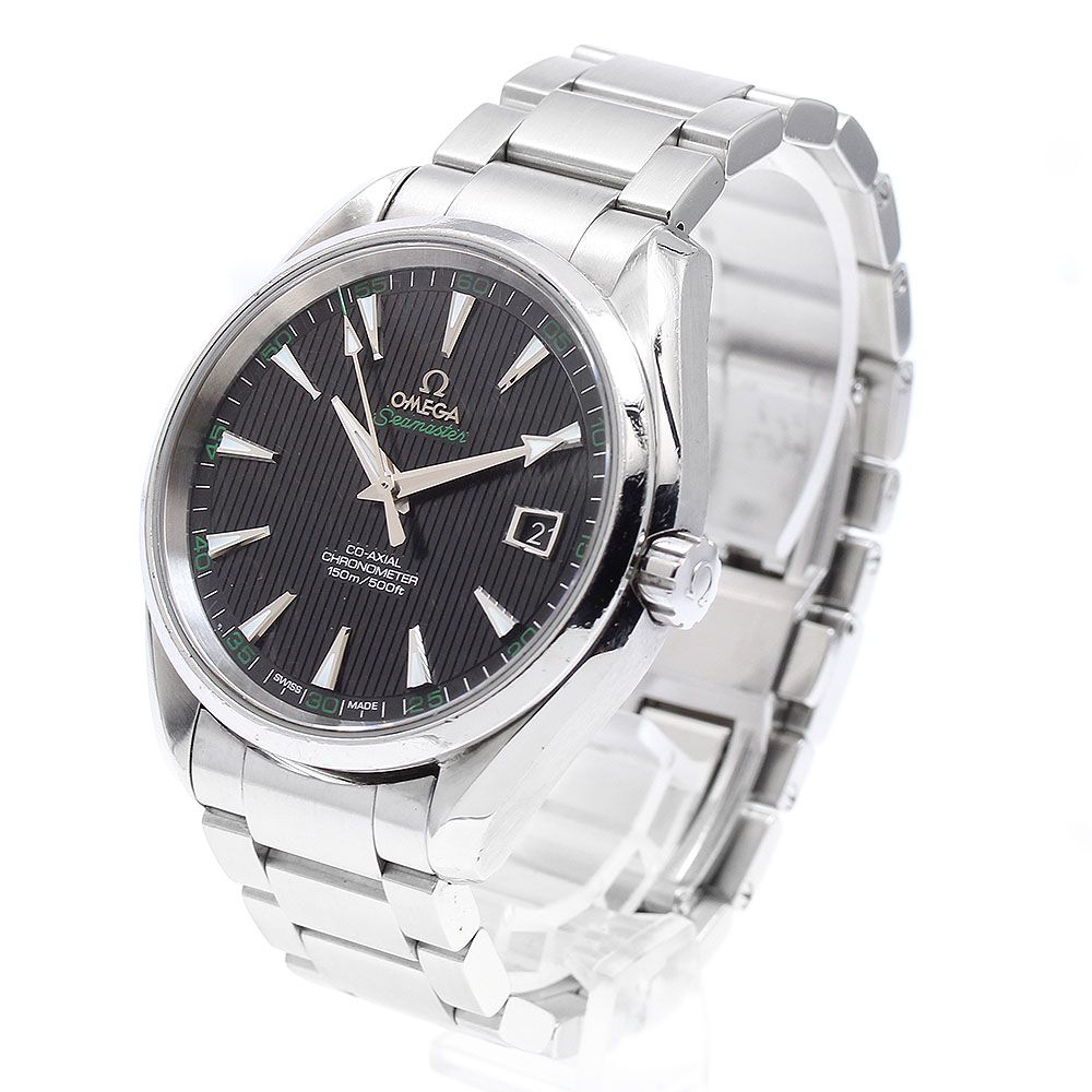 ☆保証書付きオメガ シーマスター アクアテラ コーアクシャル デイト