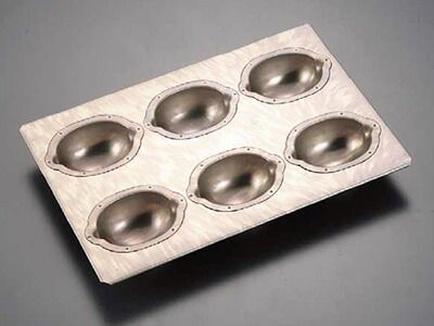 千代田金属 chiyoda コンセプトモデル 1|4サイズ レモンケーキ型 6連 千代田金属 型 cotta