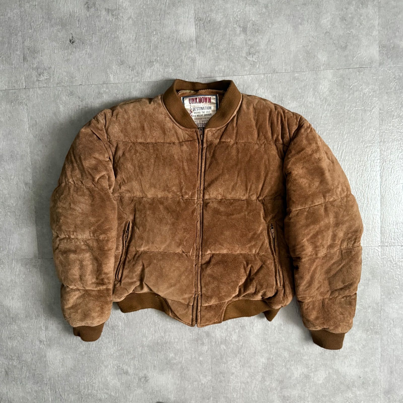 unknown vintage ブラウン レザー 短丈 レザージャケット unknown vintage ブラウン 短丈 レザージャケット