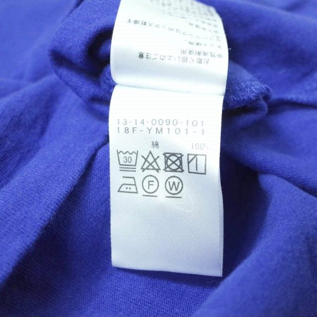 BEAMS BOY ビームスボーイ 日本製 アシンメトリーヘンリー7分袖 13-14-0090-101 ONE SIZE ROYAL Tシャツ  カットソー ヘンリーネック トップス g10710