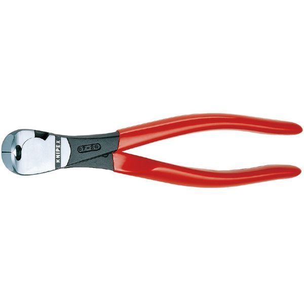 100％ 品質保障！ KNIPEX クニペックス ハイレバーエンドニッパー プラスチックコーティング 全長200mm 6701-200 音楽