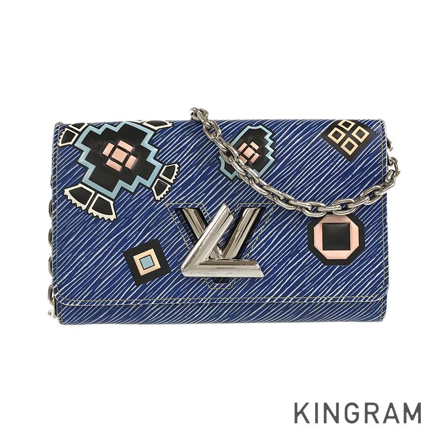 ルイ・ヴィトン LOUIS VUITTON エピ デニム ポルトフォイユ ツイスト