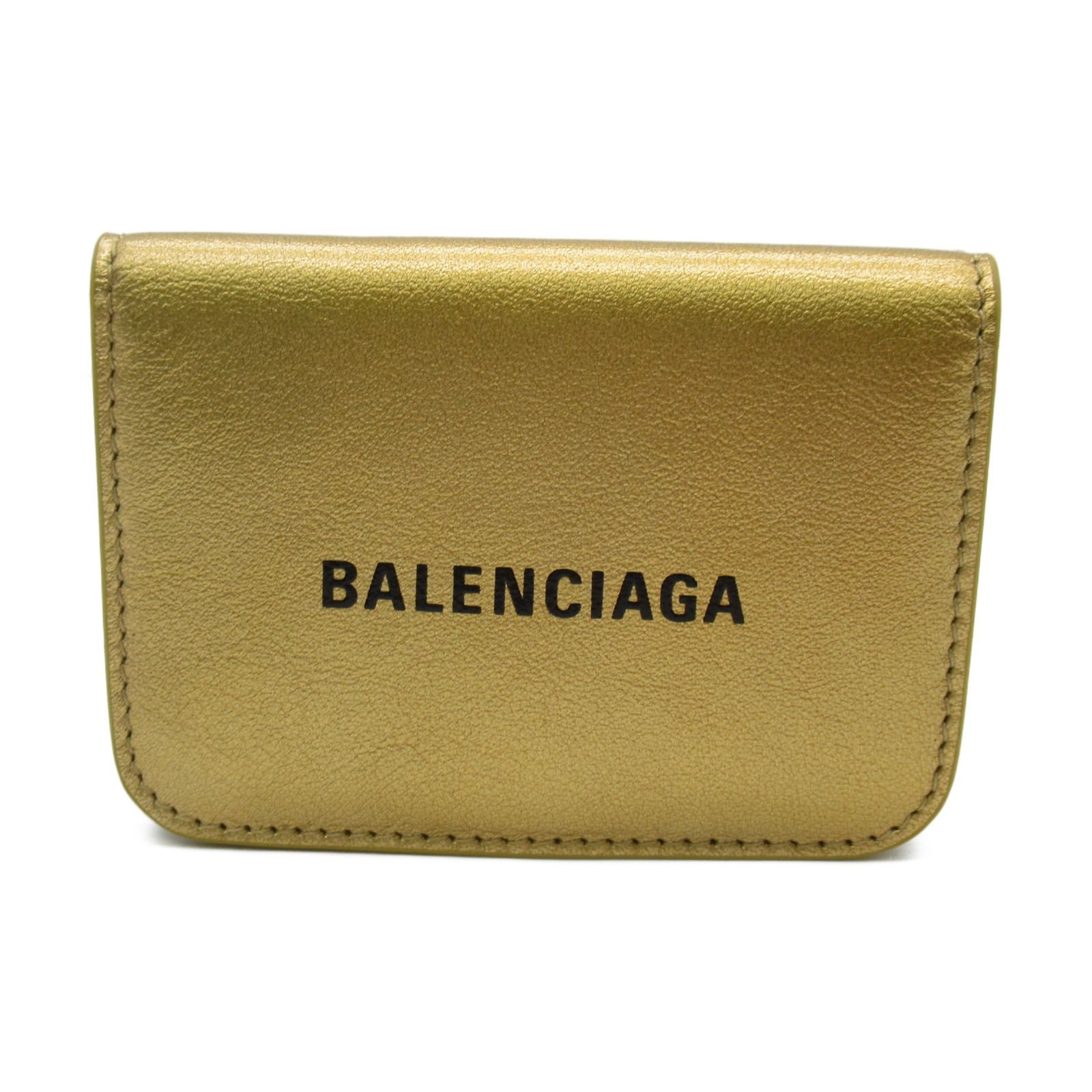 BALENCIAGA 三つ折り財布 キャッシュ コンパクトウォレット ブラック