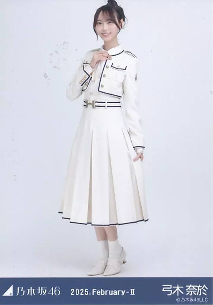 中古】生写真(坂道シリーズ) 弓木奈於/全身・37th制服/ノーマル
