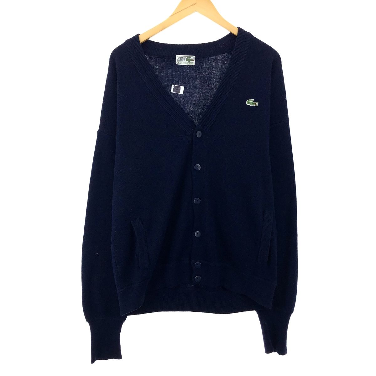 古着 80年代 ラコステ LACOSTE CHEMISE フレンチラコステ アクリル