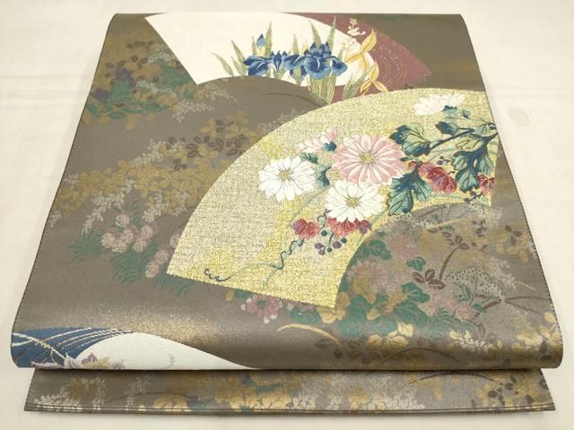 s*引様 【新品】逸品 両面丸帯 西陣とみや織物 反物 綴れ　辻橋光琳百人一首百 s*引様 【新品】逸品 両面丸帯 西陣とみや織物 反物 綴れ 辻橋