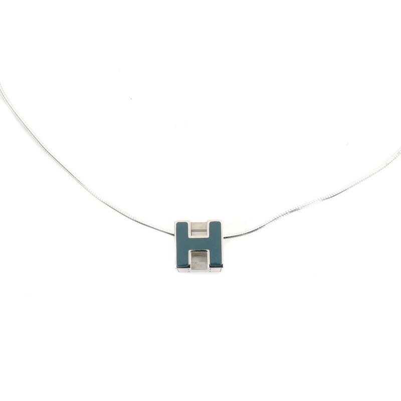 HERMESエルメス　キューブネックレス　カージュ・ド・Ｈ　箱付き HERMES エルメス カージュドアッシュ Hキューブネックレス