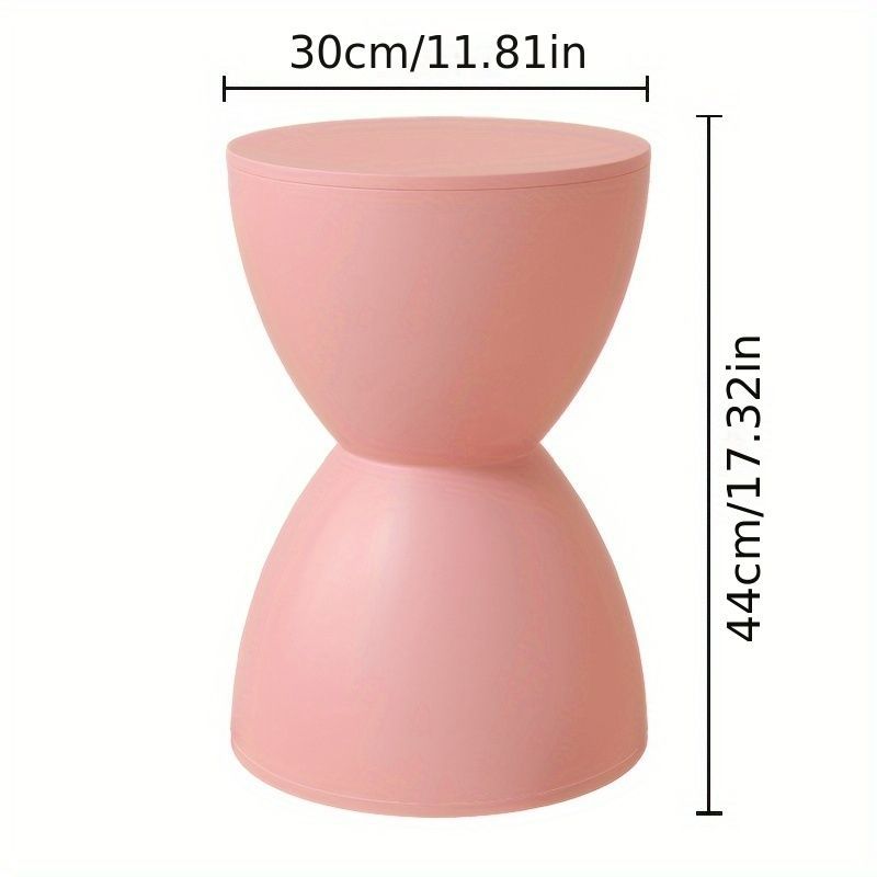 プラスチックスツール 丸型 エレガント 耐久性 厚み 収納に最適 椅子