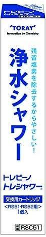 トレビーノ 東レ 浄水シャワー トレシャワー 交換カートリッジ RS54・RS53・RS52・RS51用 日本アトピー協会 推薦品 RSC51