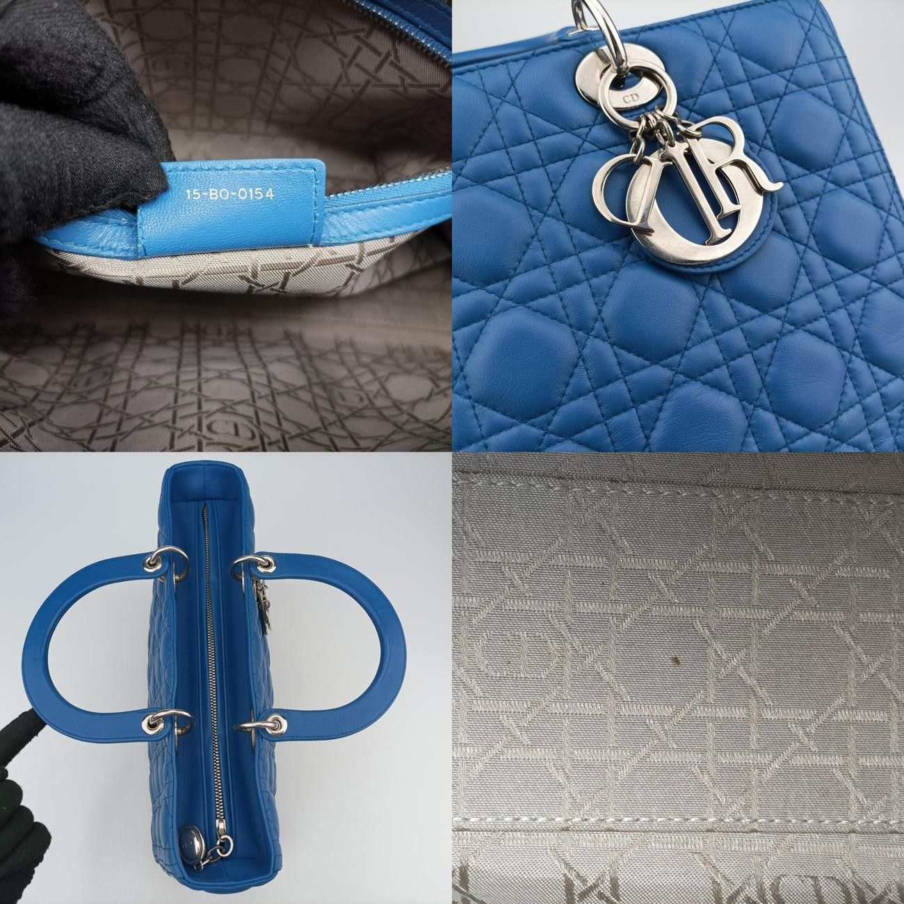 Diorレディディオールブルーラムスキン15-BO-0154