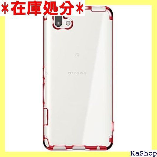 arrows U/arrows J ケース メッキ TPU レッド クリア arrows J スマホケース ソフト arrows U 801FJ  スマホケース arrows J 901FJ カバー アローズU ケース 韓国 耐衝撃 レッド 2226 - メルカリ