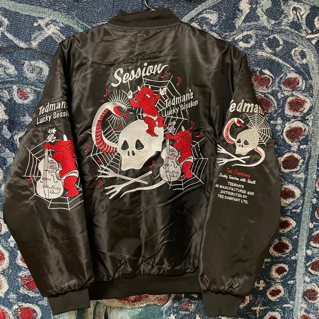 spider devil メンズ ma-1 アウター 上着 ブルゾン ジャケット L XL XXL 個性的 ジャンパー ジャケット 上着 ブルゾン レア ハイセンス トレンド 新品未使用 古着好き 彼氏 お父さん 弟 男性