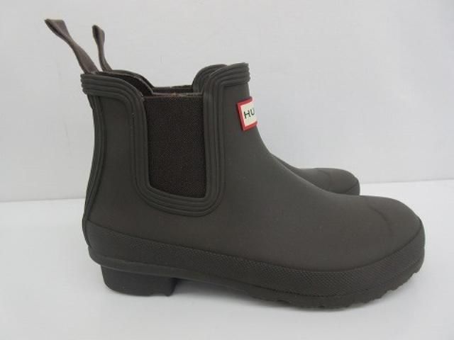 ハンター サイドゴア レインブーツ ショートブーツ 23cm ブラウン レディース WWW_OLIVIERBERNSTEIN_COM