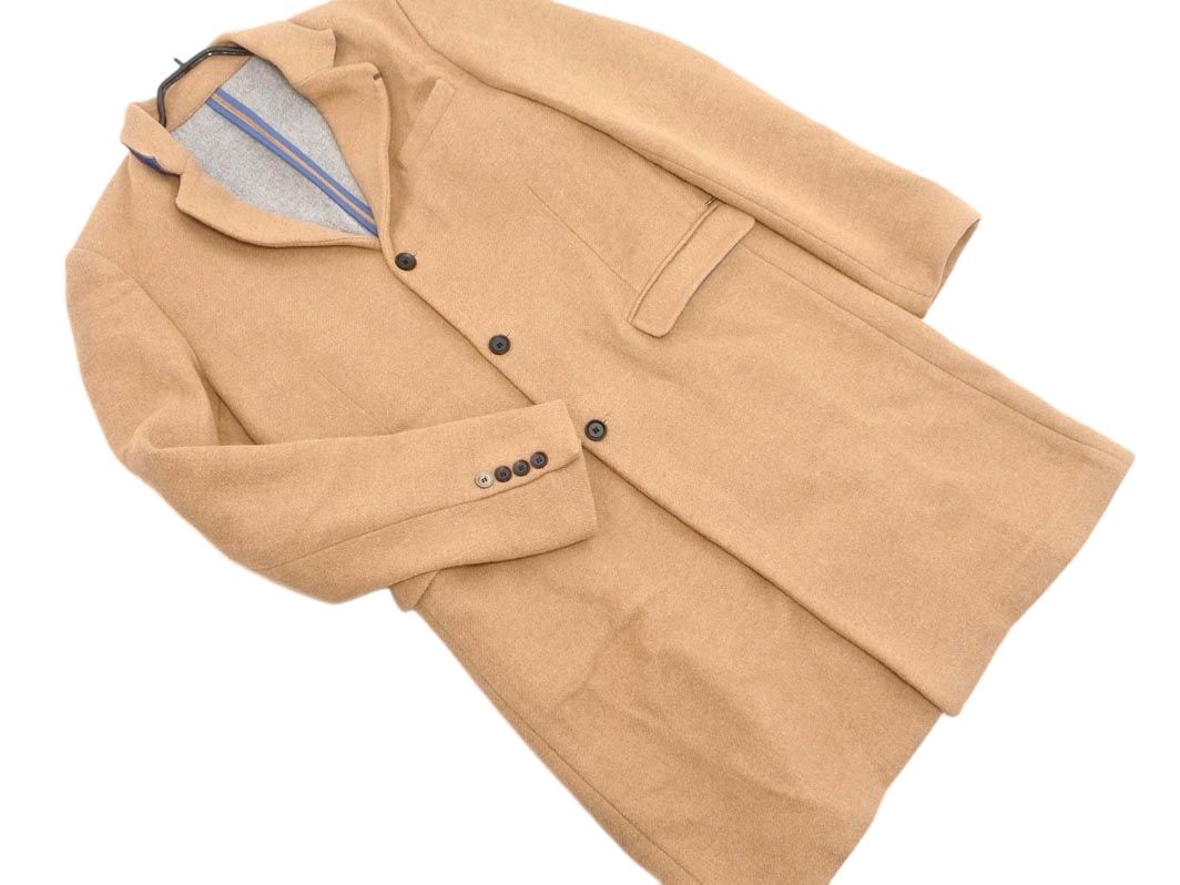 DIESEL ディーゼル ウール混 チェスター コート size50/ベージュ メンズ