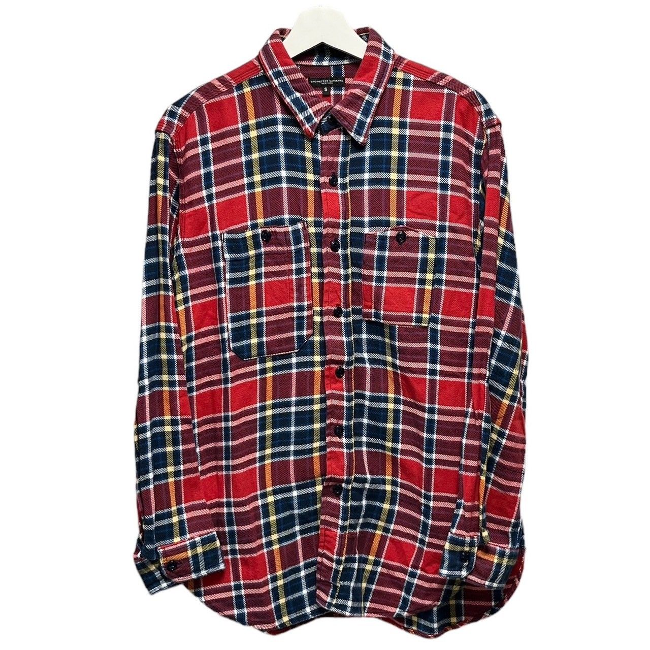 ENGINEERED GARMENTS エンジニアドガーメンツ 19AW work shirt twill plaid ネルシャツ チェックシャツ -  メルカリ