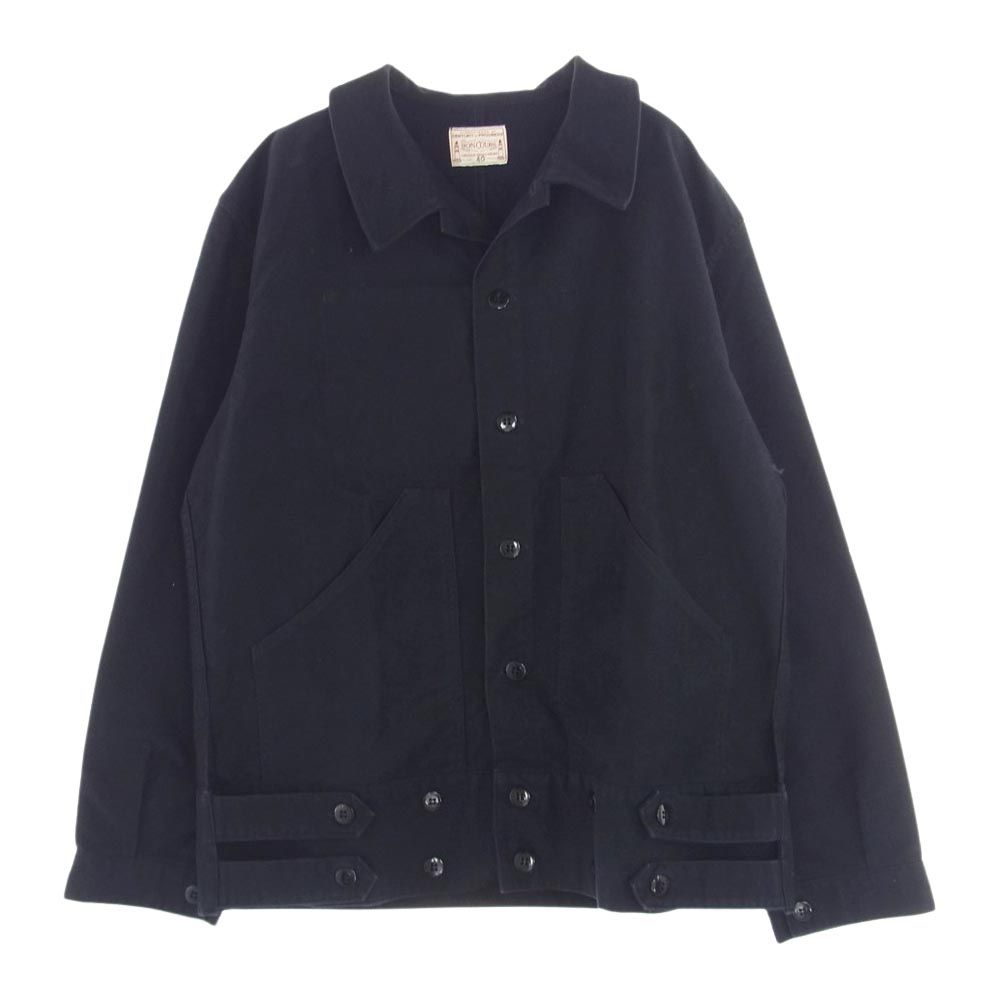 BONCOURA ボンクラ ジャケット ARCH EXCLUSIVE 別注 FRENCH WORK JACKET フレンチ モールスキン ワーク  ジャケット ブラック系 40【中古】