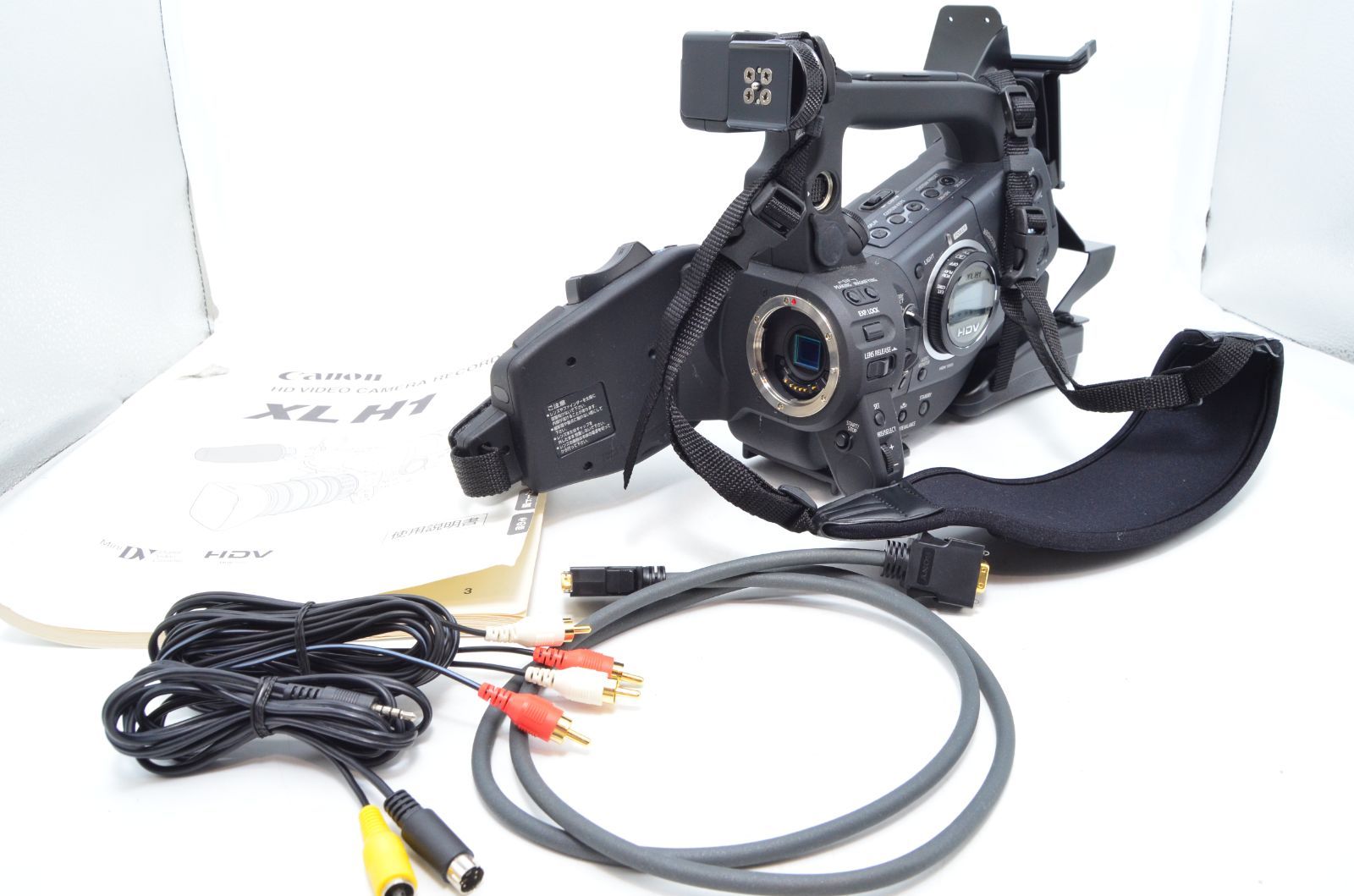 動作未 CANON キャノン XL H1 業務用ビデオカメラ カムコーダー 現状品