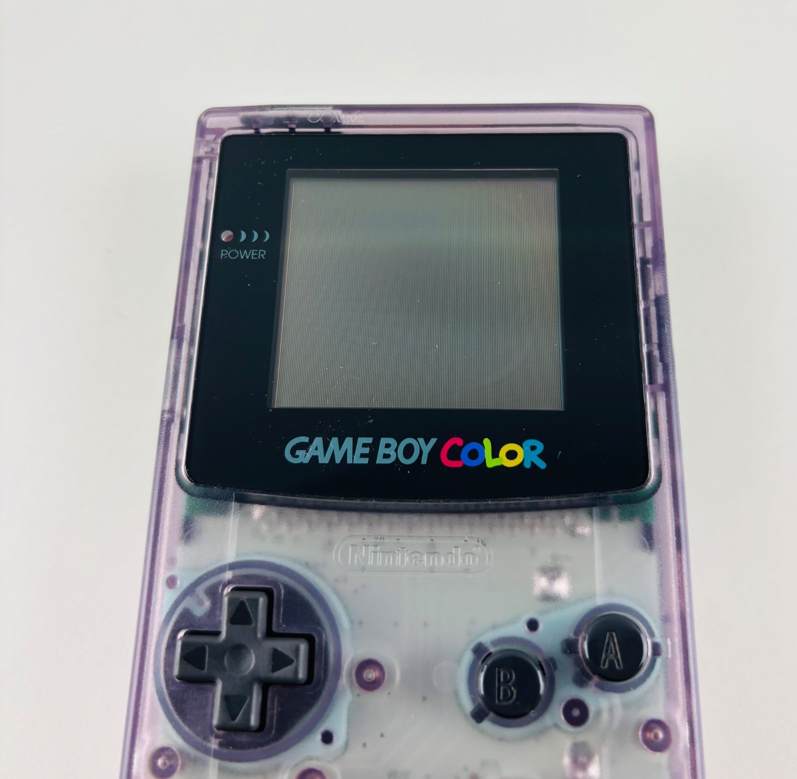 ゲームボーイ CGB-001 本体 クリアパープル ニンテンドー UP786_INFO