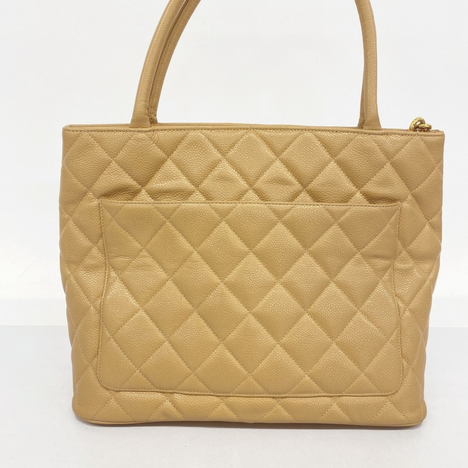 超Ｓ級美品　シャネル復刻トート　ベージュ シャネル(Chanel) シャネル トートバッグ 復刻トート キャビア