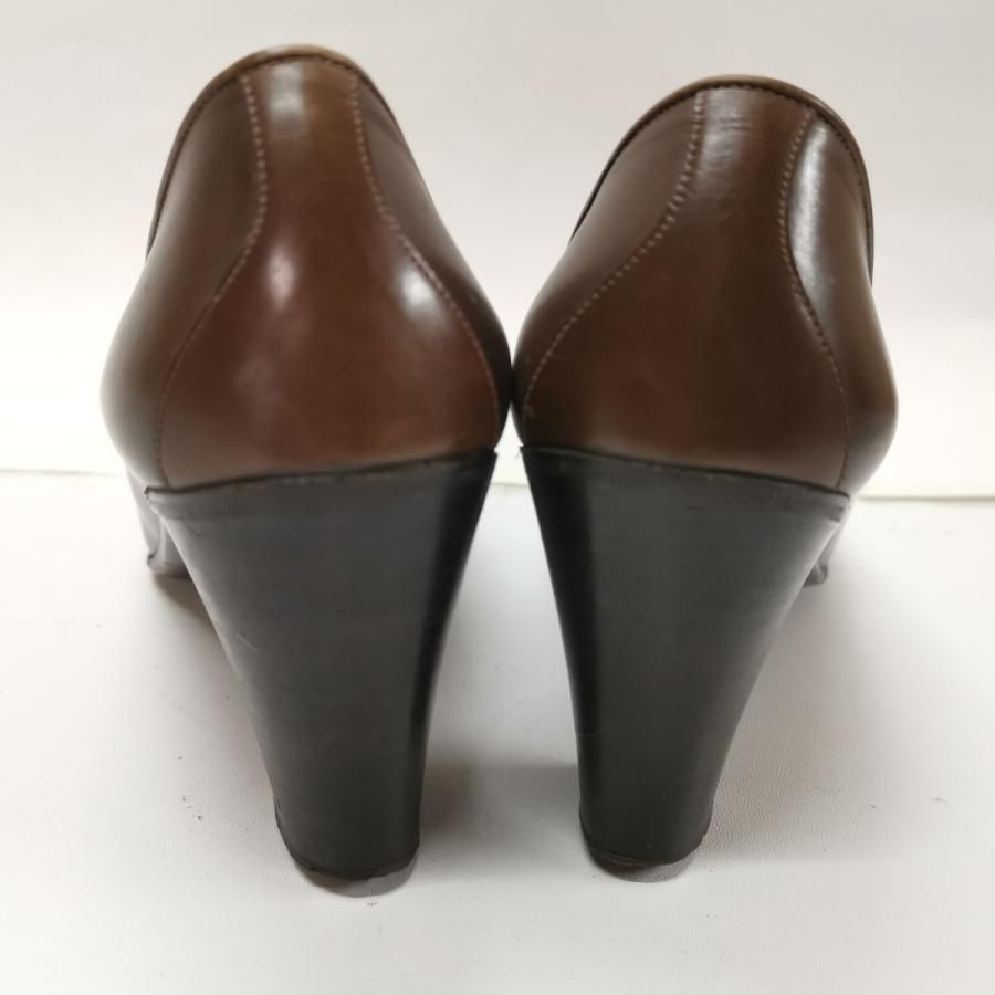 セリーヌ パンプス34センチ CELINE セリーヌ サイズ34 JP22cm ブラウン ローファー パンプス