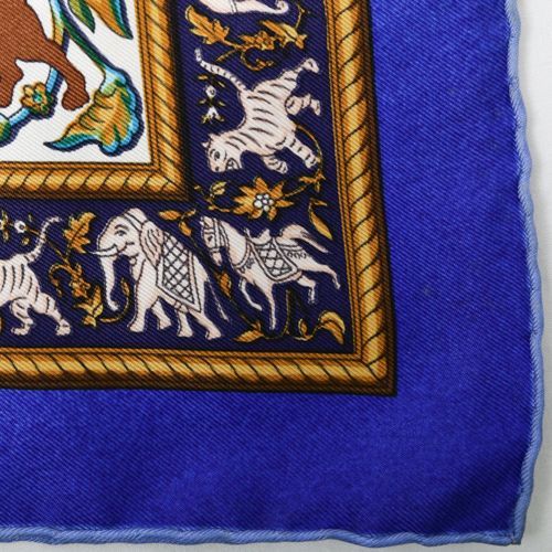 【美品】HERMES エルメス カレ90 シルク スカーフ インドの狩猟 美品 HERMES エルメス カレ90 インドの狩猟 CHASSE EN INDE