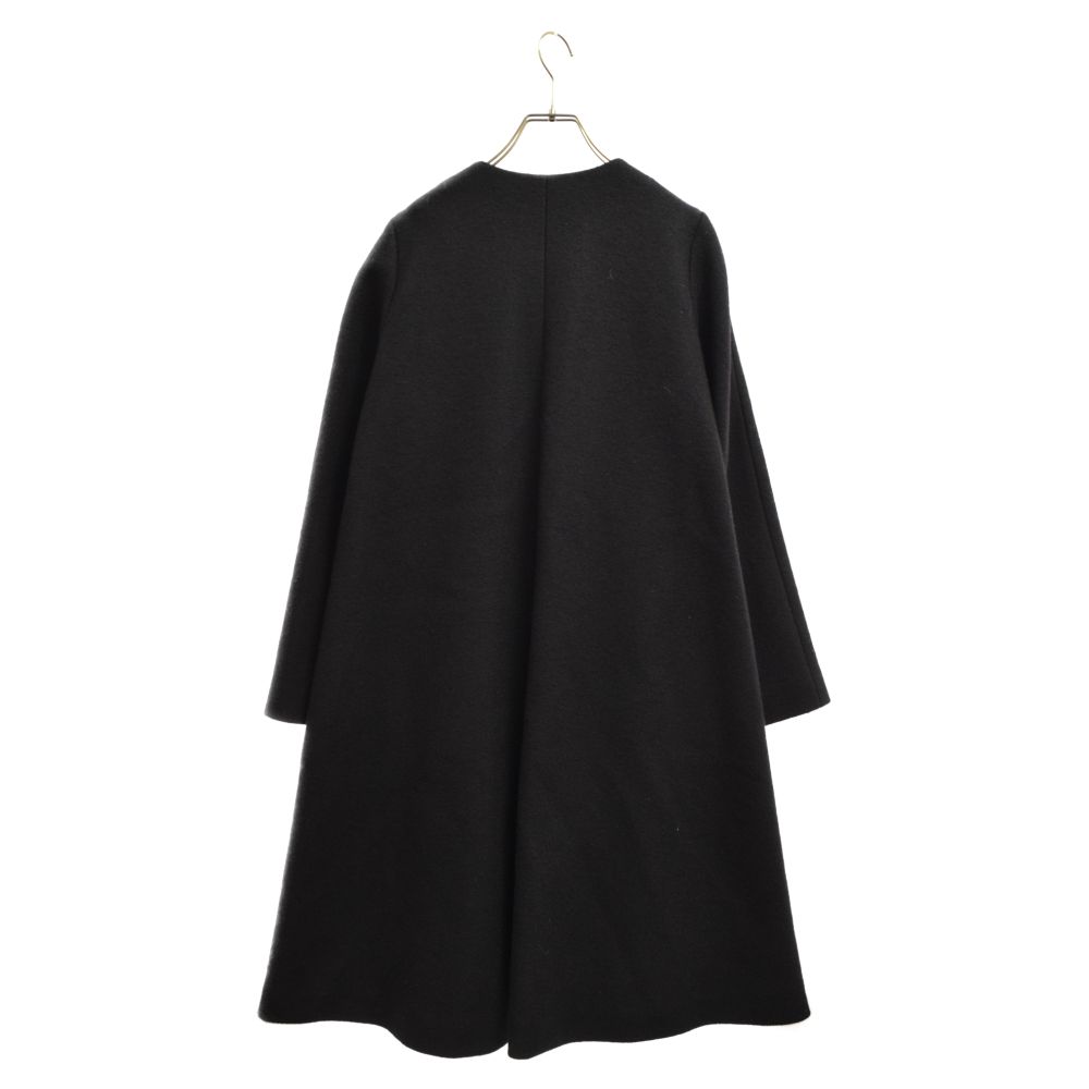 ATON ノーカラーロングコート