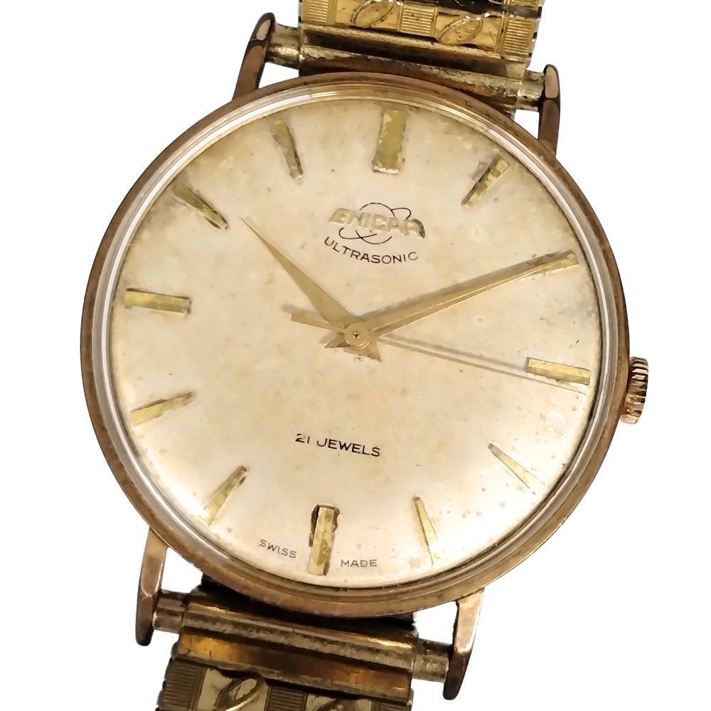 【T】ENICAR エニカ ULTRASONIC ウルトラソニック 懐中時計 エニカ ウルトラソニック 懐中時計 Cal.UNITAS 285 / ENICAR