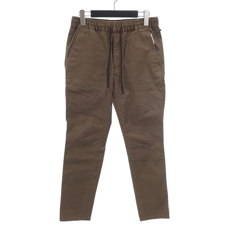 ダブルジェイケイ/WJK aging slacks テーパード スラックス パンツ ブラウン  サイズ メンズS