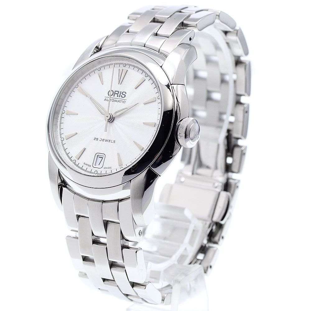 オリス ORIS 7552 アートリエ デイト 自動巻き メンズ_905458