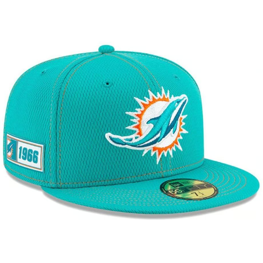 【新品】 NFL100周年 NEWERA マイアミ ドルフィンズ 59Fifty NFL 限定100周年記念 NEWERA ニューエラ Dolphins マイアミ