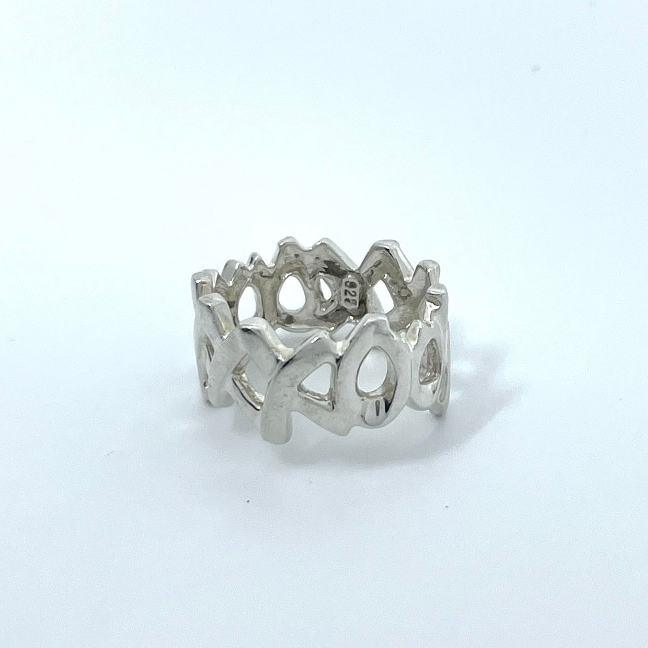 美品 ティファニー リング ラブキス パロマピカソ 9号 美品 TIFFANY & Co. ティファニー ラブアンドキス リング 9号