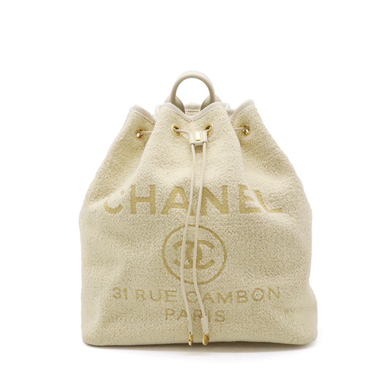 シャネル ドーヴィルライン ベロア 2way バックパック A93787 CHANEL シャネル リュック ドーヴィルライン バックパック ココ